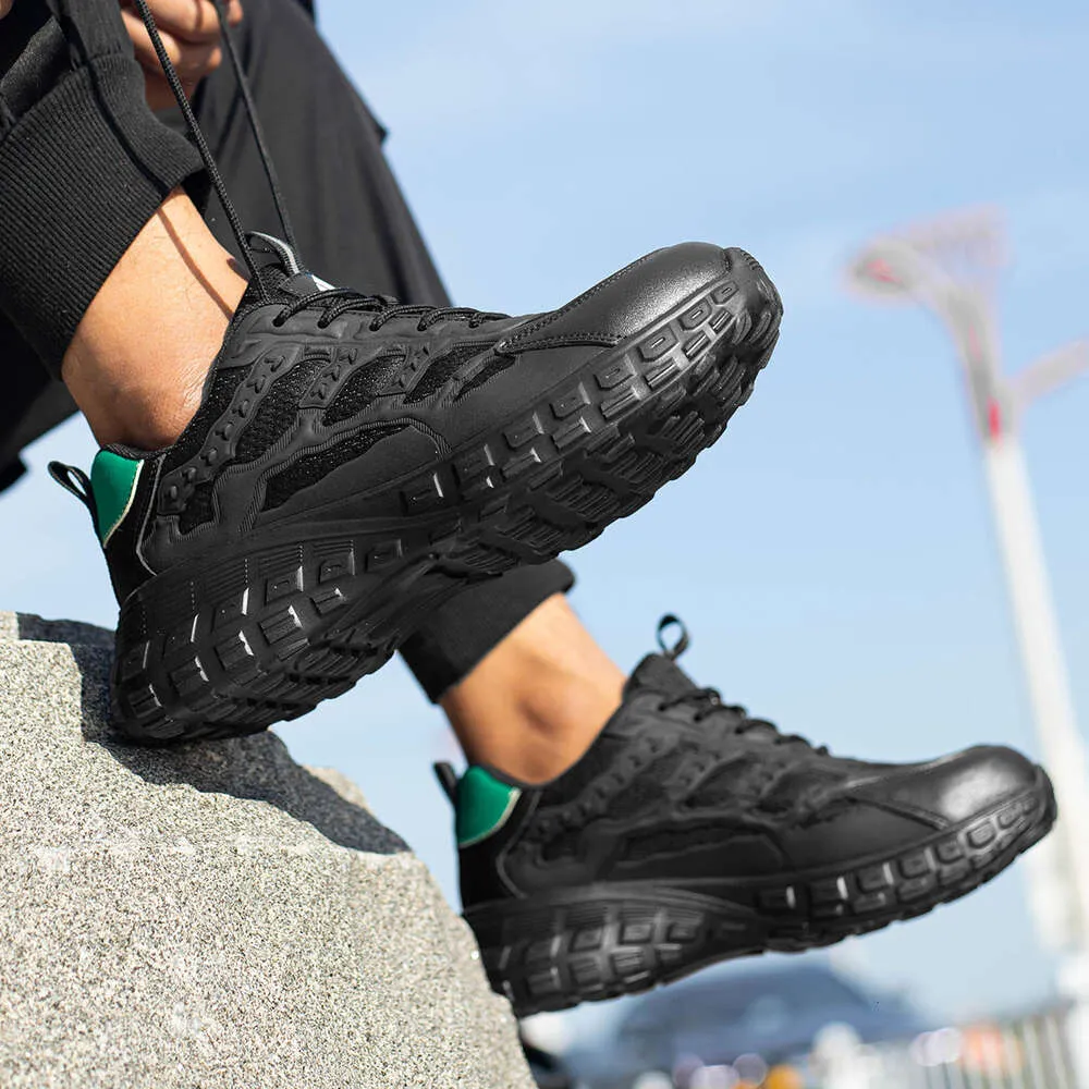 Hochwertige, sichere Arbeitsschuhe für Herren mit atmungsaktiver Stahlkappe, durchtrittsicher, rutschfest und ideal für den Alltag._voghion.com