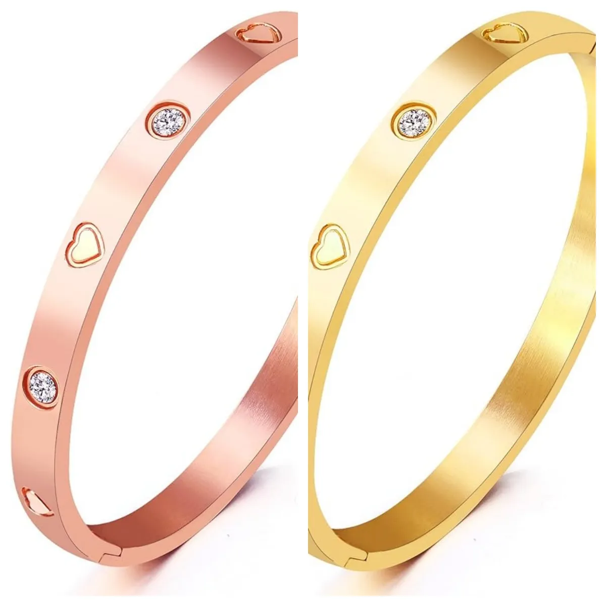 STUDIO BY KAY Multi-Diamond Chain Link Cuff Bangle Bracelet