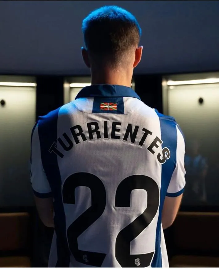 Men's 4XL Real Sociedad Soccer Jersey Third Shirt with Short