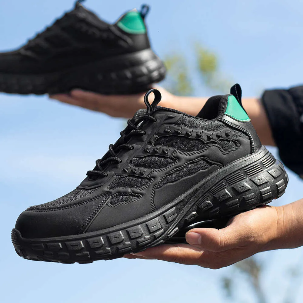 Hochwertige, sichere Arbeitsschuhe für Herren mit atmungsaktiver Stahlkappe, durchtrittsicher, rutschfest und ideal für den Alltag._voghion.com