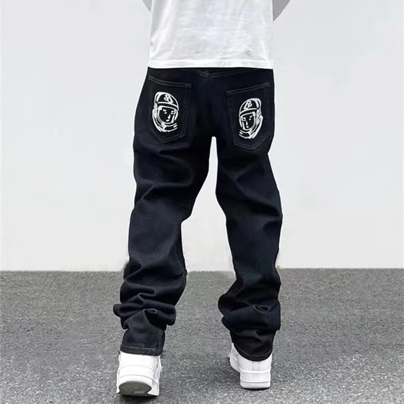 DHgate.com:Y2K Style Mens Baggy Jeans: Vintage Washed