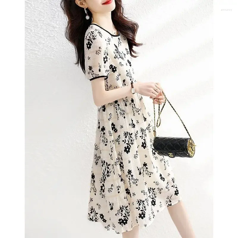 Women's Summer Casual Loose Round Neck Dress, Elegant Knee-length Party  Dresses from Dhgate Urban Sexy Dresses - price 44.31