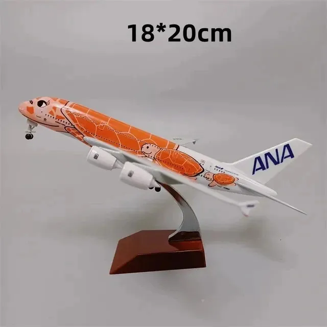 Die Cast Airplane Model: A380 Cartoon Turtle Aviation Aircraft, Alloy ...