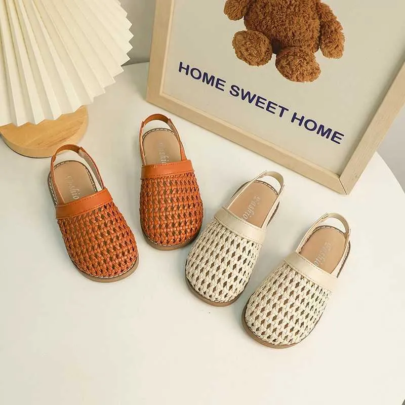 Bohemian Kids Sandals with Elastic Back Childrens Summer Fashion