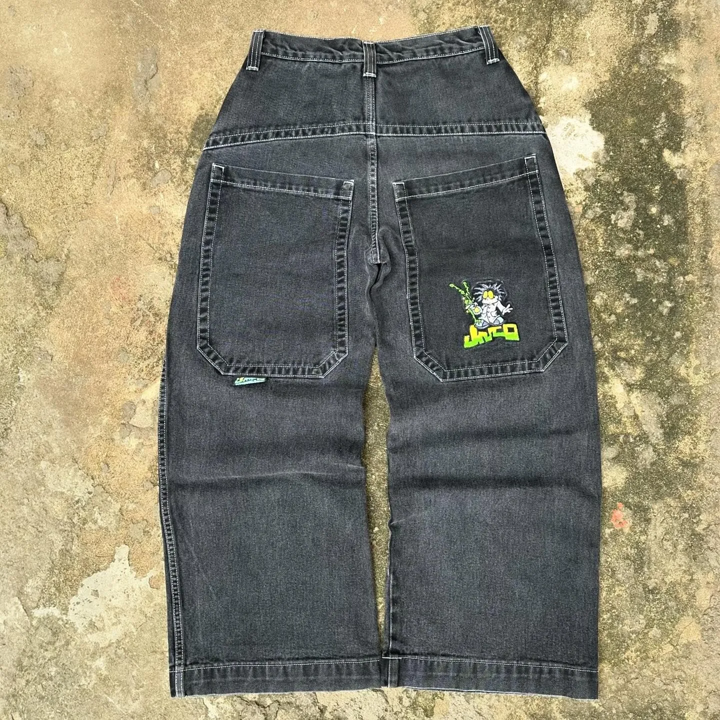 DHgate.com:Retro JNCO Cargo Jeans - Relaxed Y2K Skateboard DHgate.com:Retro JNCO Cargo Jeans - Relaxed Y2K Skateboard