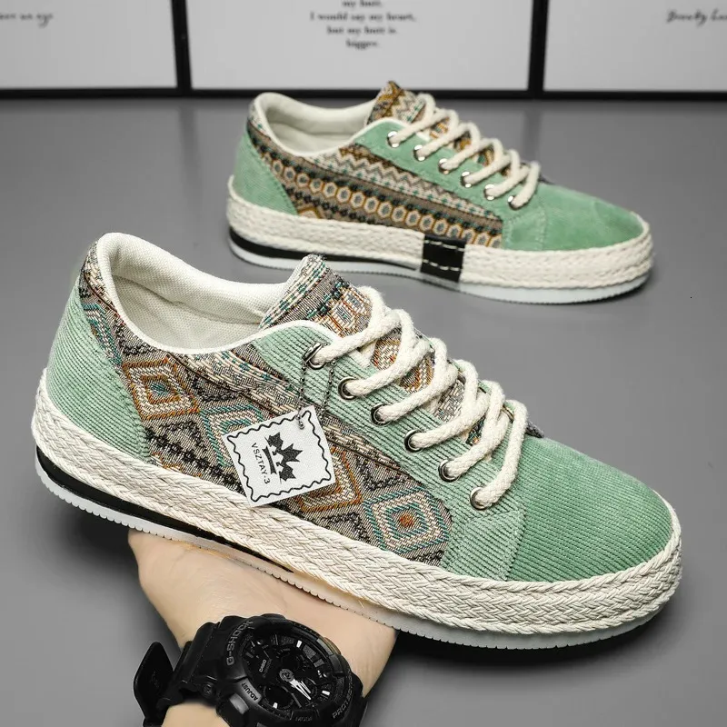 Sneakers Chaussure Homme Toile Ã©tÃ© Mocassins En Toile Pour