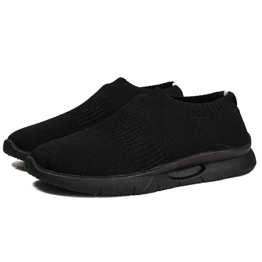 All Casual Fashionable Matching Sneakers Men S Flying Woven Breathable Mesh Cloth Shoes Ddmysaturn_voghion.com