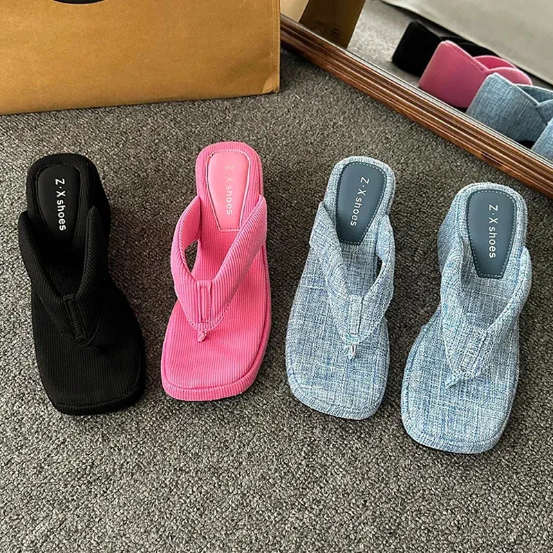 Fashion Square Clip Toe Platform Sandals Woman Chic From 21,31