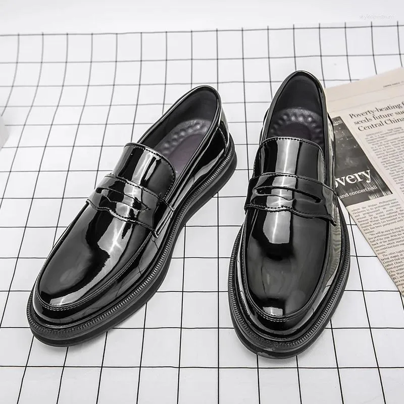 Casual schoenen voor heren, formele loafers maat 38-45, comfortabele herenschoenen, modieuze witte schoenen met kwastjes, geschikt voor bruiloften._voghion.com