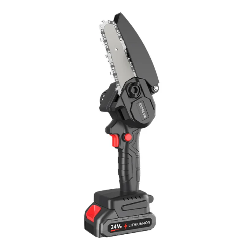 Cordless Lithium-Ion Handheld Chainsaw for Tree Pruning, Wood Cutting ...