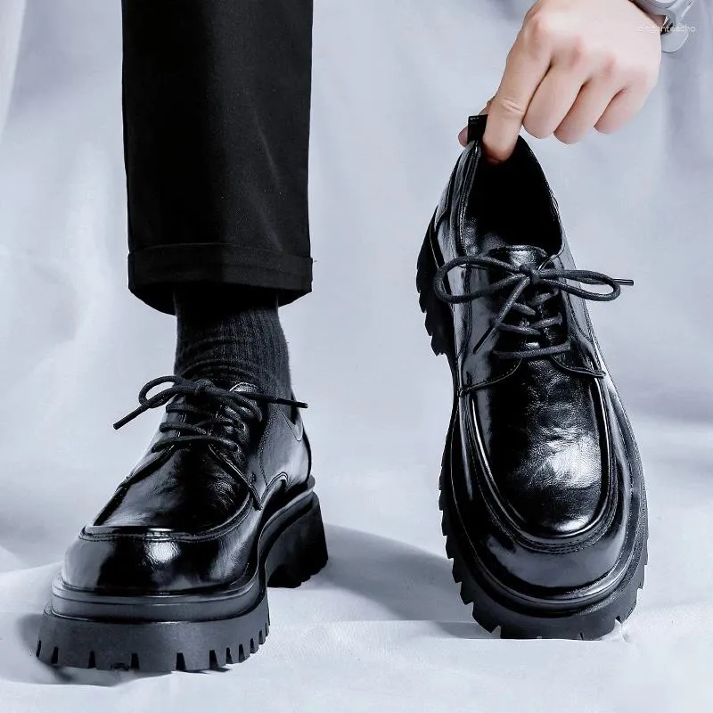 DHgate Casual Mens Leather Shoes Stylish Outdoor Footwear for Height Boost Shoes Accessories