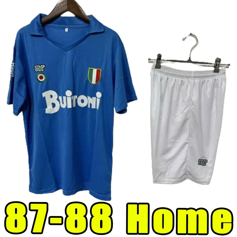 ウェア Napori No.10 MARADONA 87-88 NWT Napoli 87/88 Away White Retro Jersey “Maradona 10