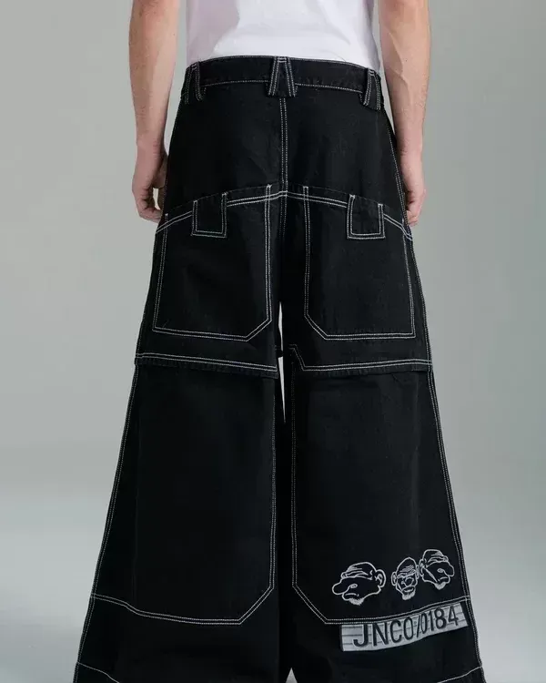 DHgate.com:JNCO Low Rise Wide Leg Jeans - Oversized Baggy