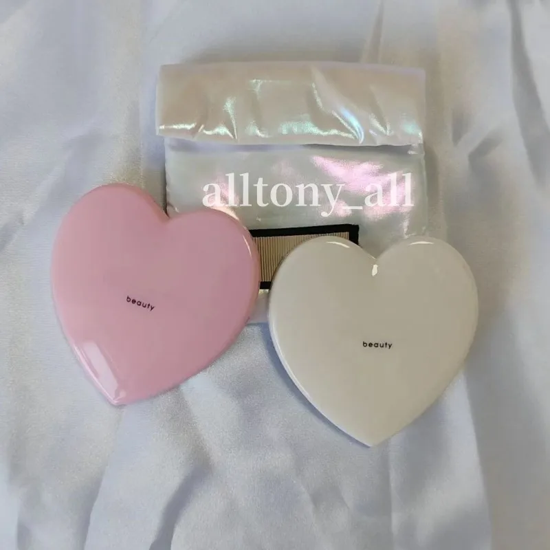 Portable Heart Shaped Single Sided Heart Makeup... 