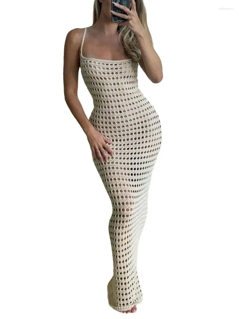 Women's Checkerboard Print Knit maxi dress with Spaghetti Straps and Backless Bodycon - Perfect for Casual, Party, and Summer Wear Women's Checkerboard Print Knit maxi dress with Spaghetti Straps and Backless Bodycon - Perfect for Casual, Party, and Summer Wear