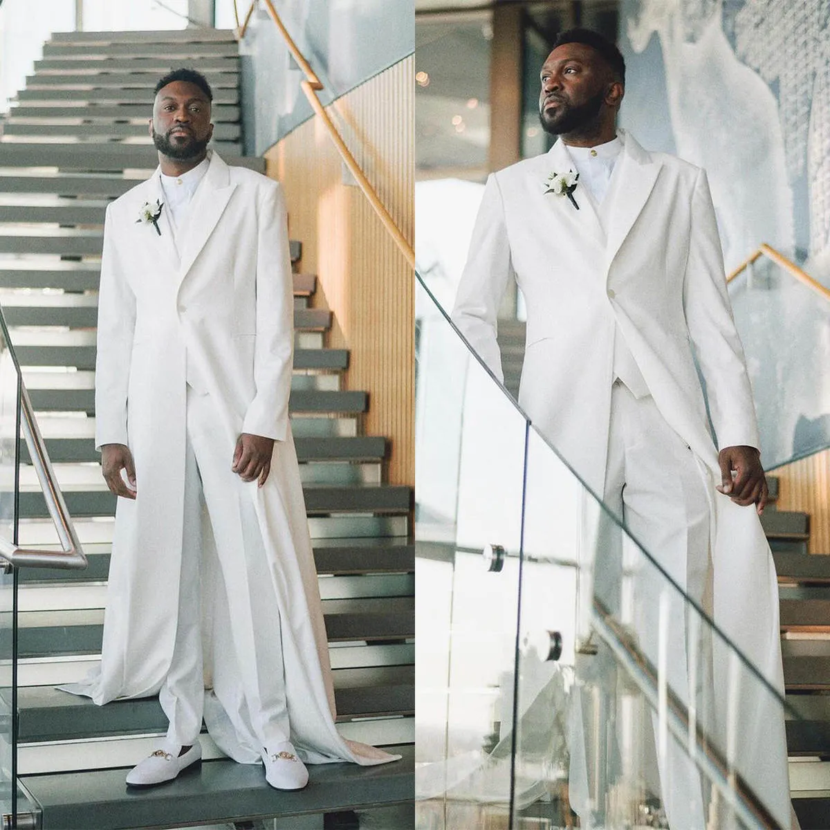 Custom White Peaked Lapel Tuxedo For Men Set For Weddings Proms And Parties With Tuxedo Vest From Greatvip 81.63 DHgate.Com
