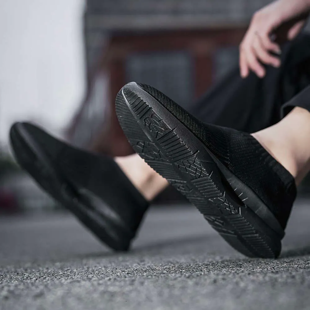 All Casual Fashionable Matching Sneakers Men S Flying Woven Breathable Mesh Cloth Shoes Ddmysaturn_voghion.com