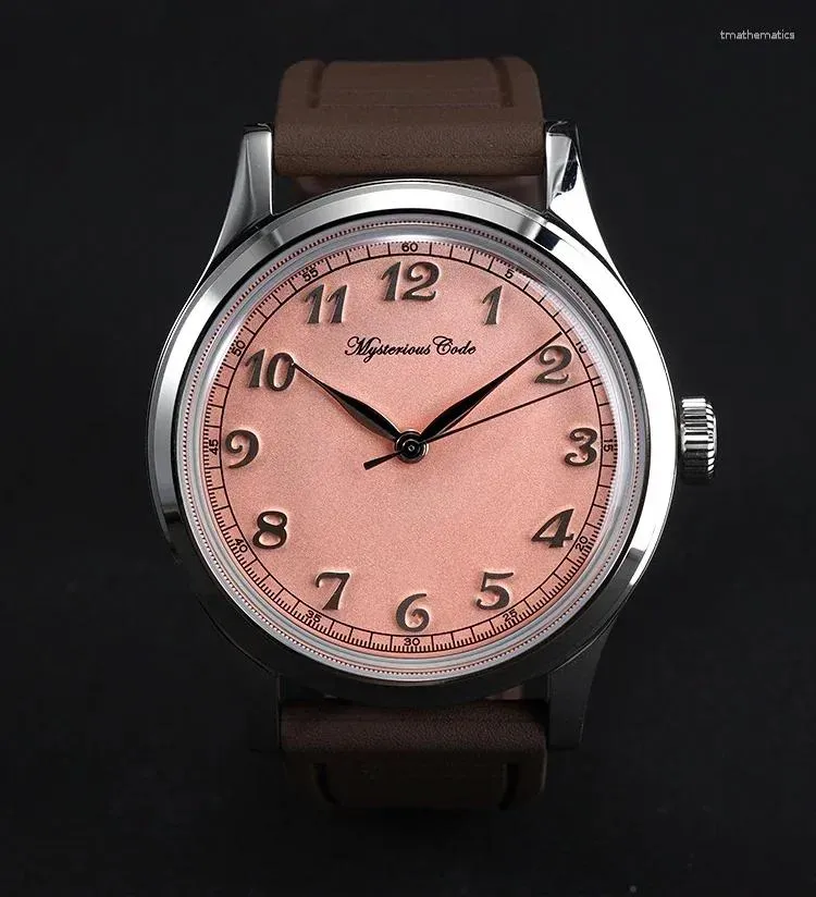 Automatic Mechanical Wristwatch for Men - 38mm Mysterious Code 