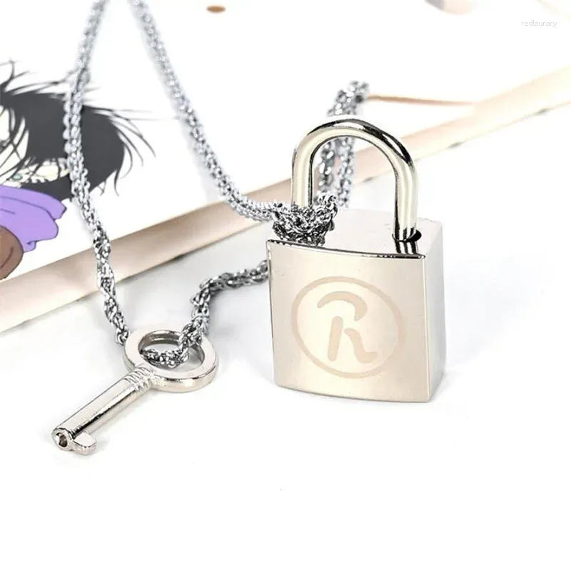 Pendant Necklaces Anime Oosaki NANA Unisex Lock Key Necklace Ai
