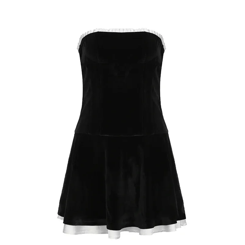 princess polly baby blue dress Women's Black Mini Dress Halter Neck main image 0