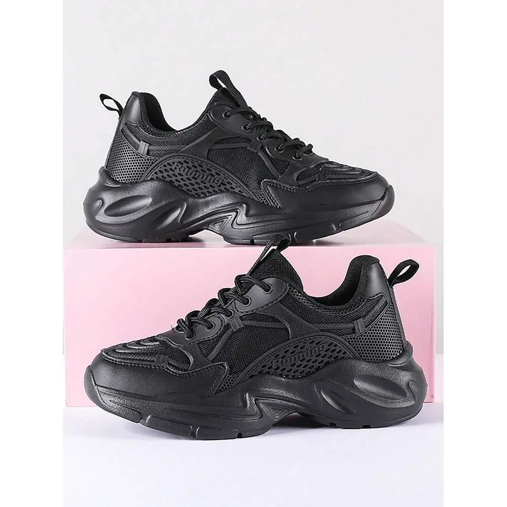 Color Lace Solid Up New Casual Fashionable Sports Shoes All Match Style Ddmysaturn_desvips.com