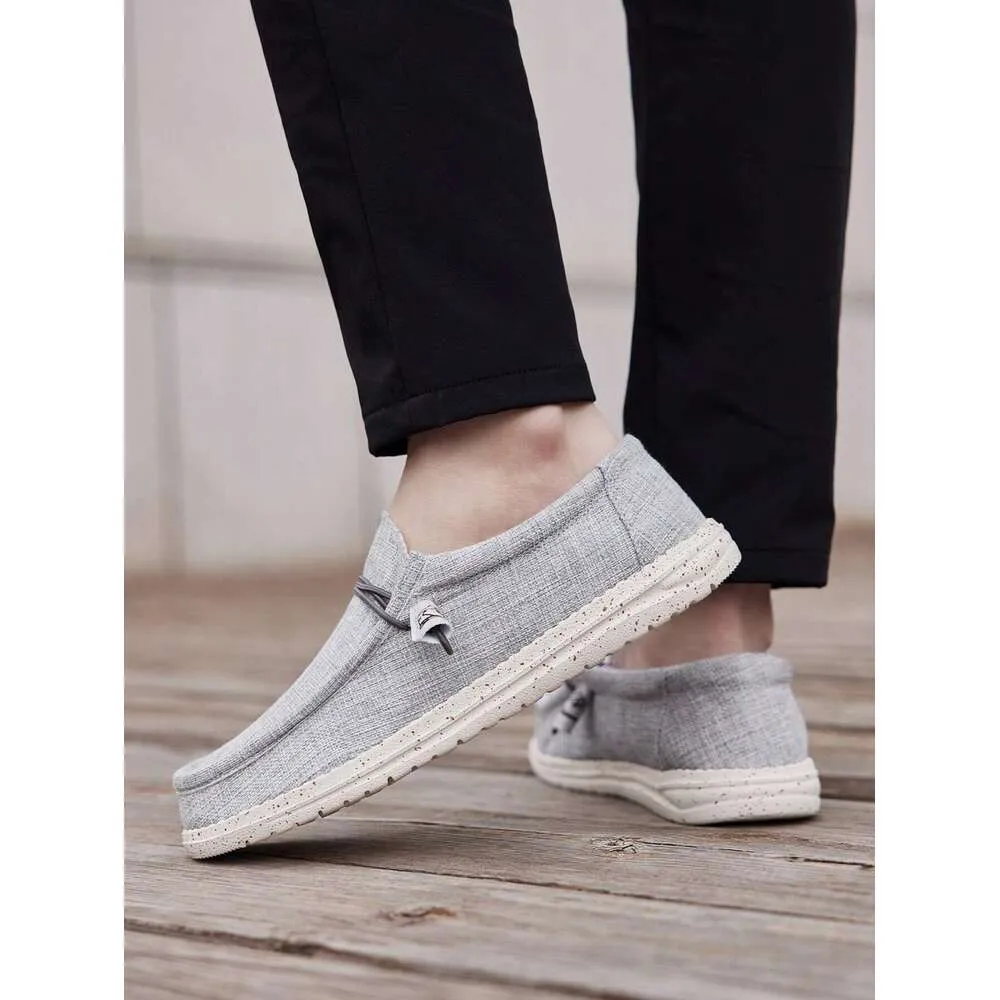 Mens Lightweight Slip On Shoes Fashionable Comfortable for Spring Autumn Breathable Slip Resistant