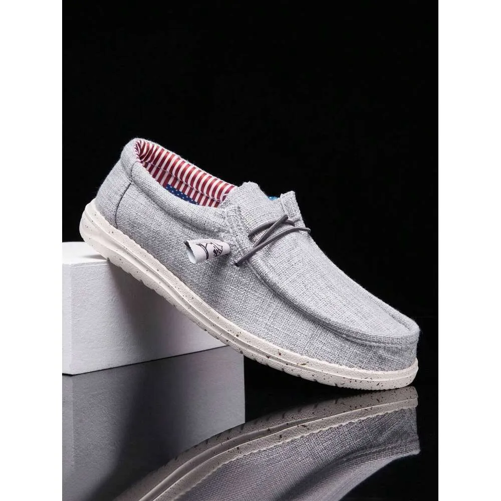 S Casual Men Slip On Shoes Lightweight Fashionable Solid Color Comfortable Breathable And Resistant For Spring Autumn_voghion.com