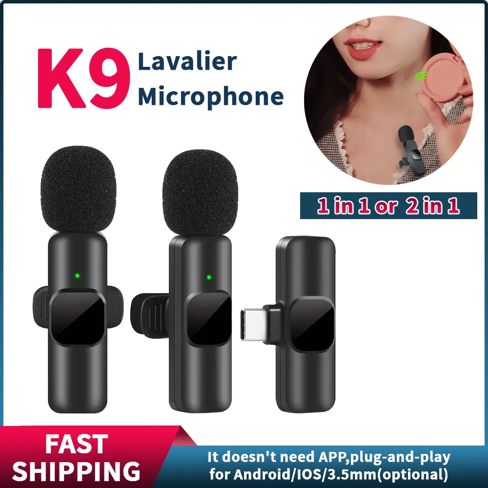 Microfono Lavalier Wireless Per IPhone/Android - Plug & Play, Riduzione Rumore - Foto 10