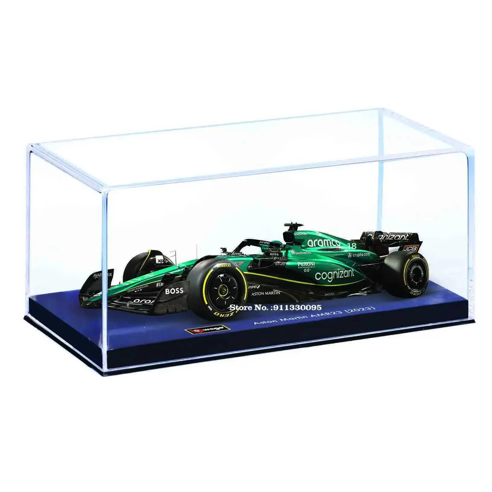 Bburago 1:43 Diecast Model Car Aston Martin AMR23 F1 Team 2024 #14