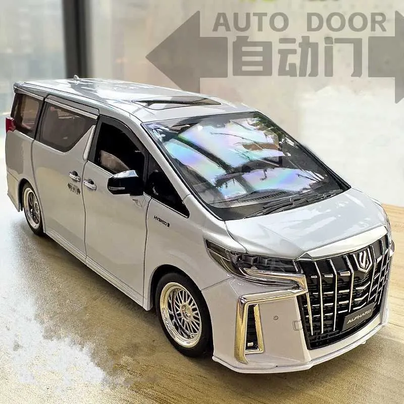 Save Big on Bulk Die Cast Metal Car Models Premium Metal Diecast Car: 1/18  Scale Miniature MPV Model With Realistic Sound Light Effects, Perfect