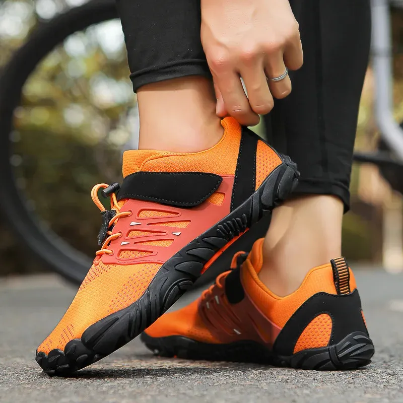 Outdoor Hiking Rock Climbing Shoes Non Slip Wear Resistant Soft Sole for Men Women