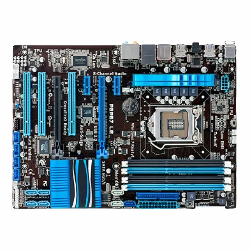 P8P67 LE ATX Motherboard: LGA 1155 DDR3 32G SATA III USB UEFI