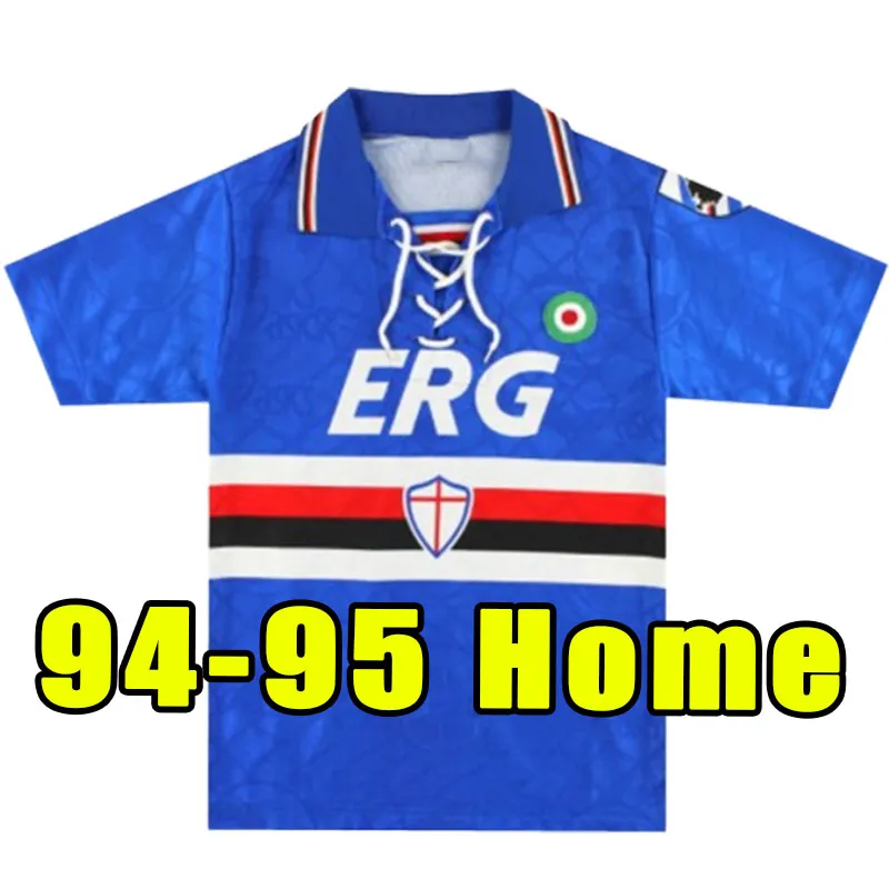 Retro Sampdoria 1994-95 Soccer Jersey, Vintage Football