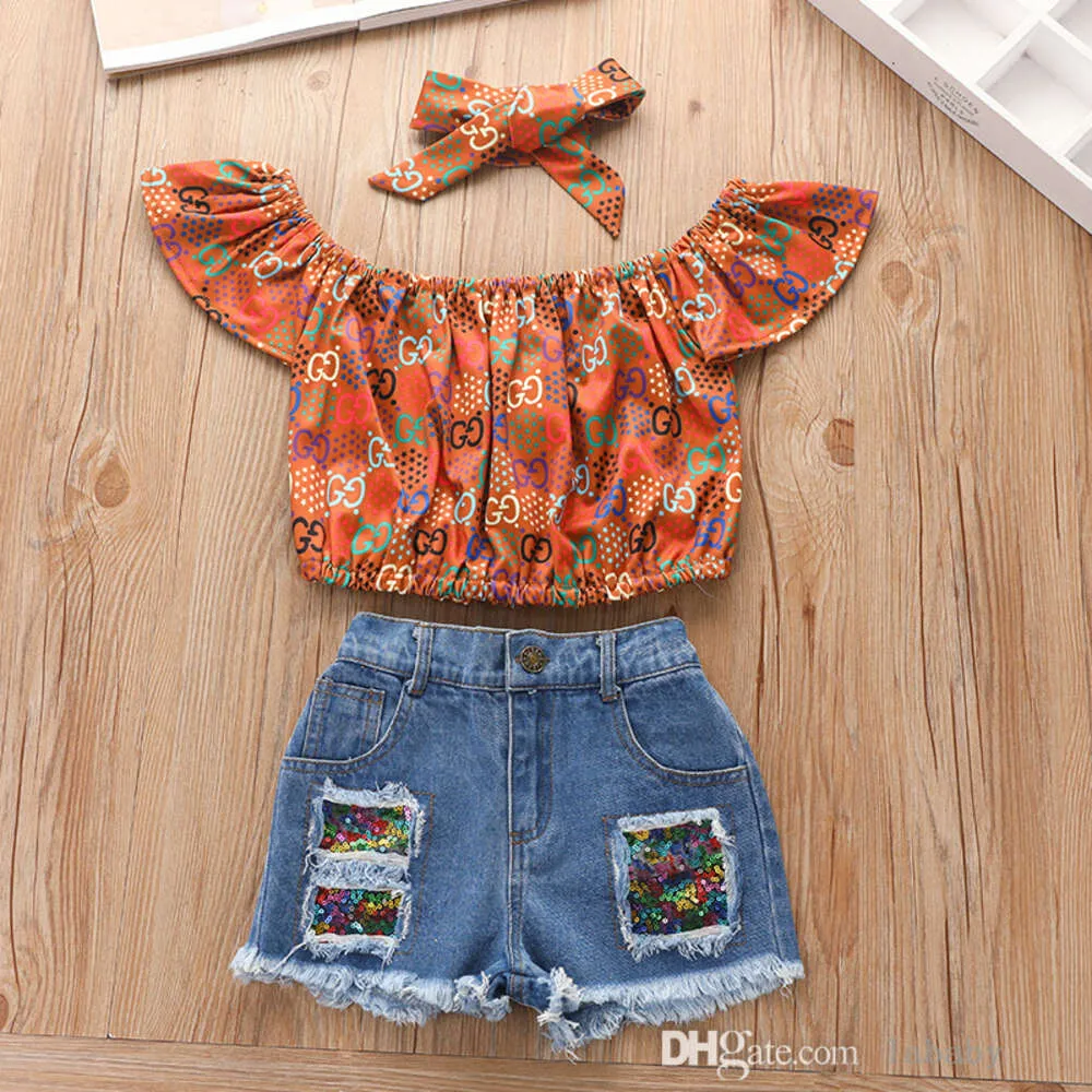 Conjunto De Ropa De Verano Para Niñas Recién Nacidas, Conjunto De  Pantalones Cortos Con Estampado De Letras Y Flores De 4,54 € | DHgate, image size:1000x1000