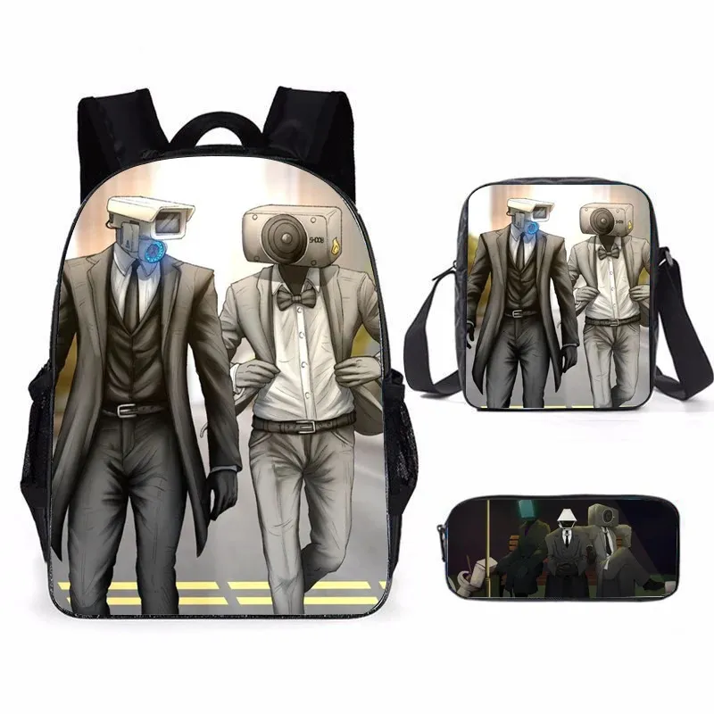 Sac à Dos Enfant Speakerman Titan TV - 47x31x18cm, Polyester Léger - Pour école, Voyage, Loisirs - Cadeau Cool - 5