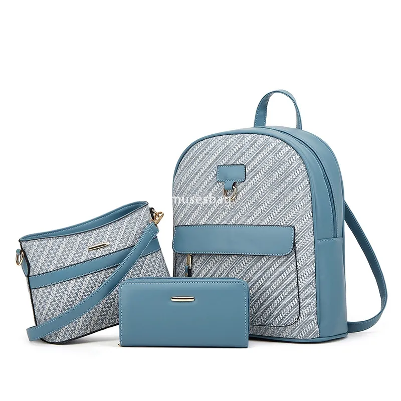 Classic Women's Versatile PU Leather Backpack Multi-functional 3-Piece Set from Dhgate Backpack Style - price 35.68 Classic Women's Versatile PU Leather Backpack Multi-functional 3-Piece Set from Dhgate Backpack Style - price 35.68