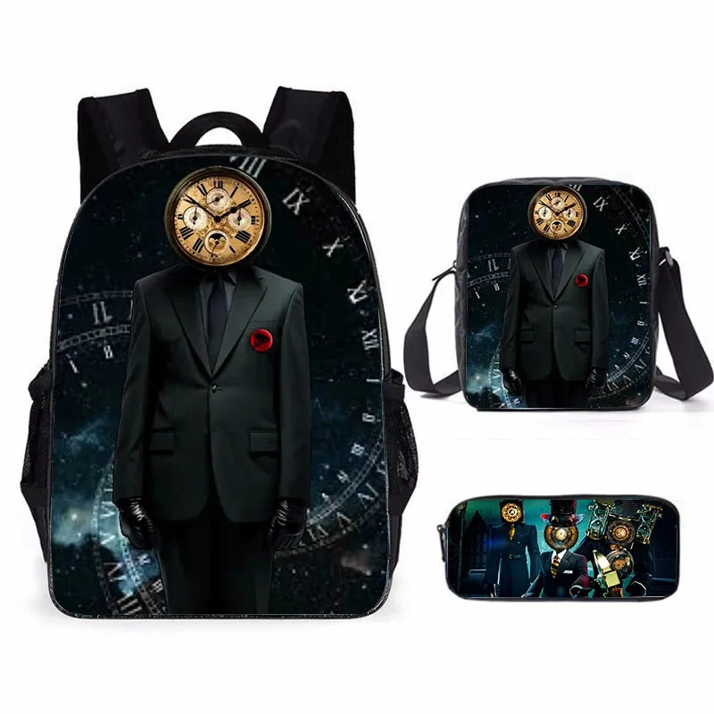 Sac à Dos Enfant Speakerman Titan TV - 47x31x18cm, Polyester Léger - Pour école, Voyage, Loisirs - Cadeau Cool - 2