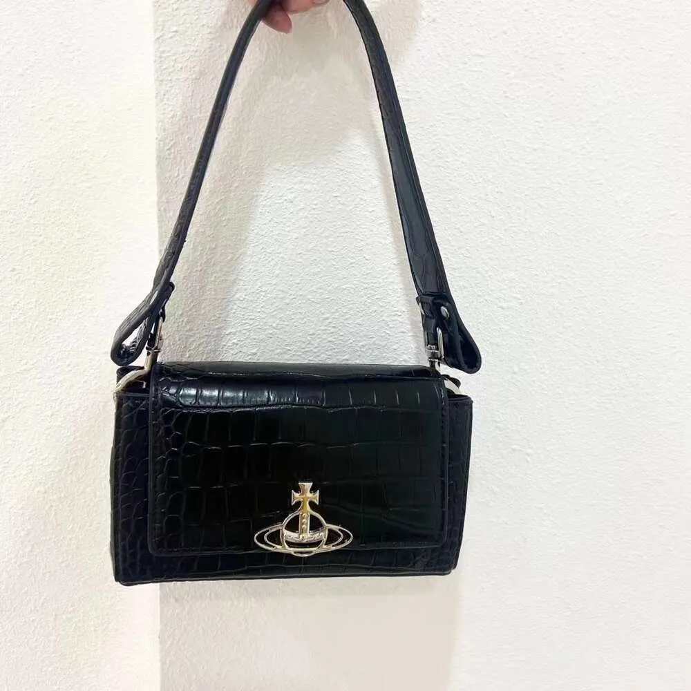 Designer Viviane Westwood Bag Vivvienne Crocodile Pattern Handbag