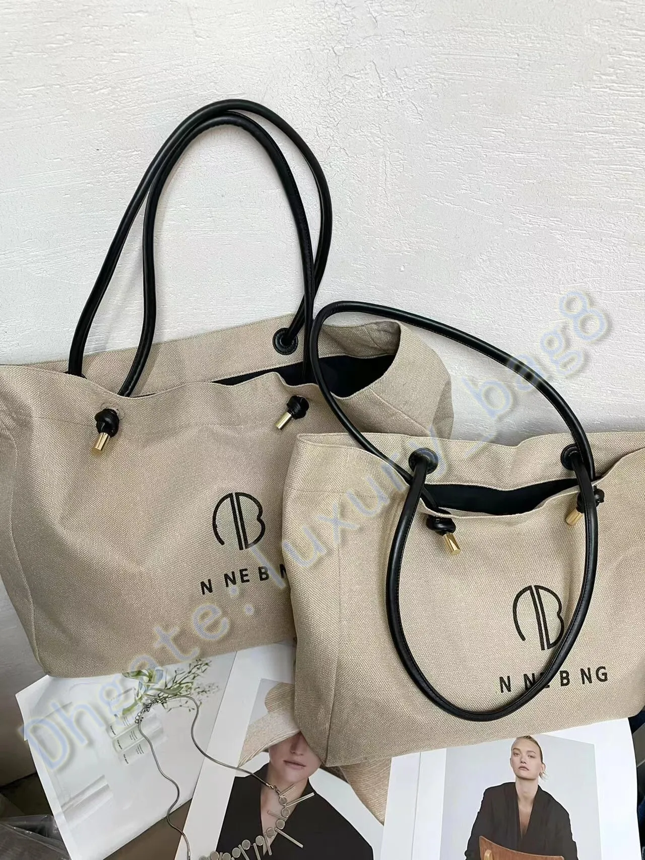 Designer Anine Bing Madewell Canvas Tote Linen Shopping Beach Bag With Large Capacity High Quality Canvas Perfect For Womens Fashion Holiday Style From Luxury bag8 21.77 DHgate.Com