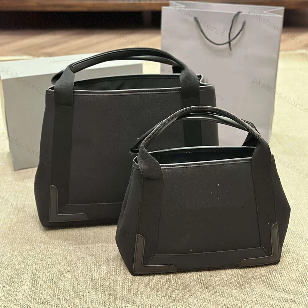 Large Capacity Canvas Designer Handbags For Women Classic Mom Black