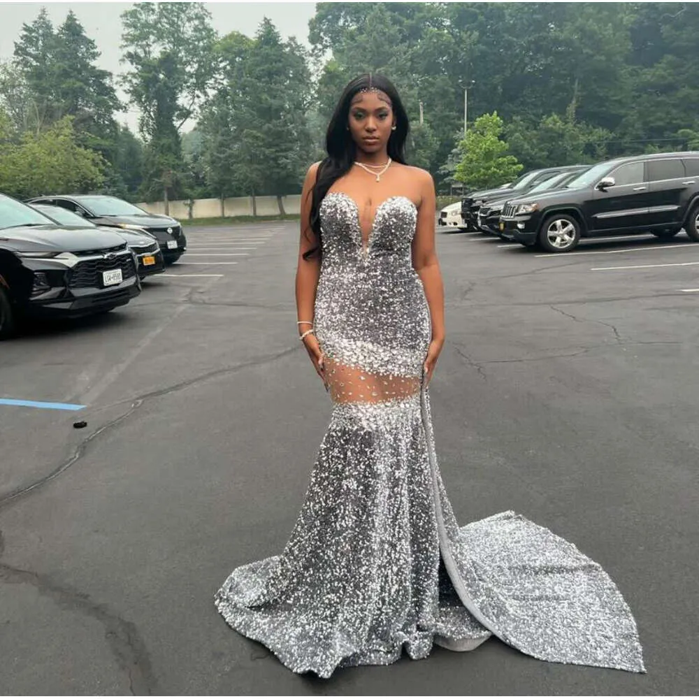 Sier Dia Trumpet Prom Dress for Women Black Sheer Sparkly Crystal Birthday  Gown 2019 Spring Summer from Dhgate Prom Dresses - price 224.86