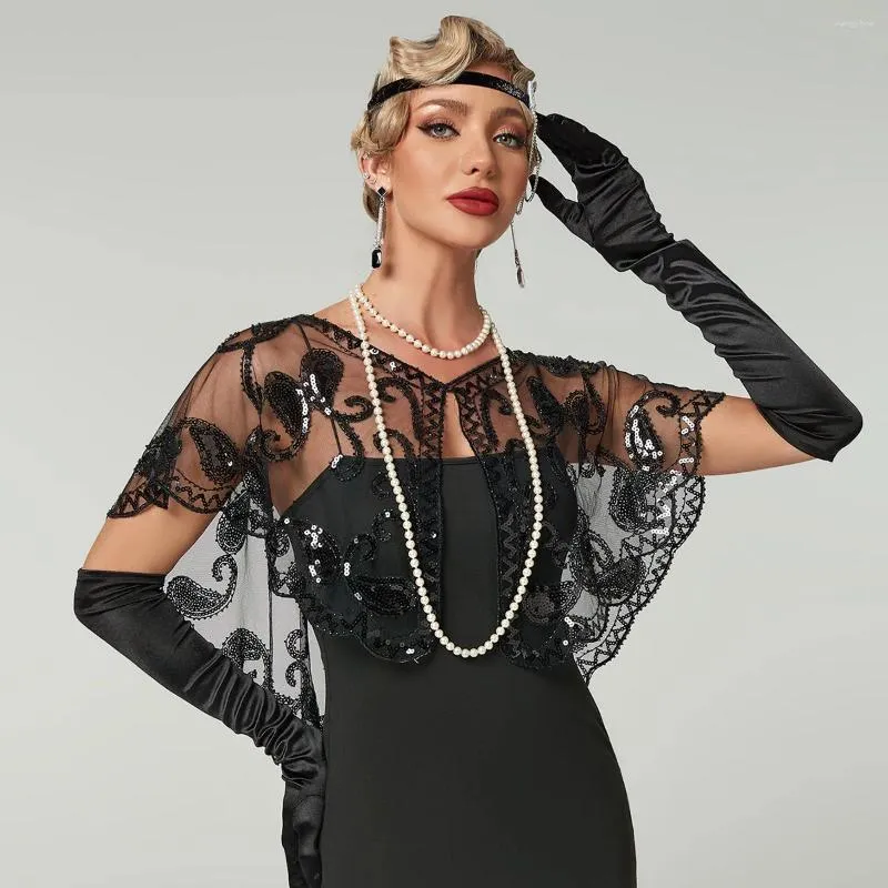 2024 Great Gatsby Flapper Kleid, Pailletten Perlen Cocktail