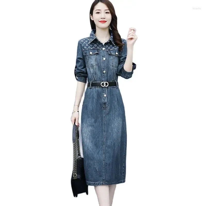 white christmas dresses Denim Hooded Sweatshirt Dress – S.H.E Lovely Boutique main image 1