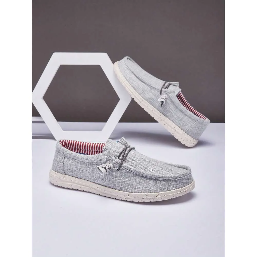 S Casual Men Slip On Shoes Lightweight Fashionable Solid Color Comfortable Breathable And Resistant For Spring Autumn_voghion.com