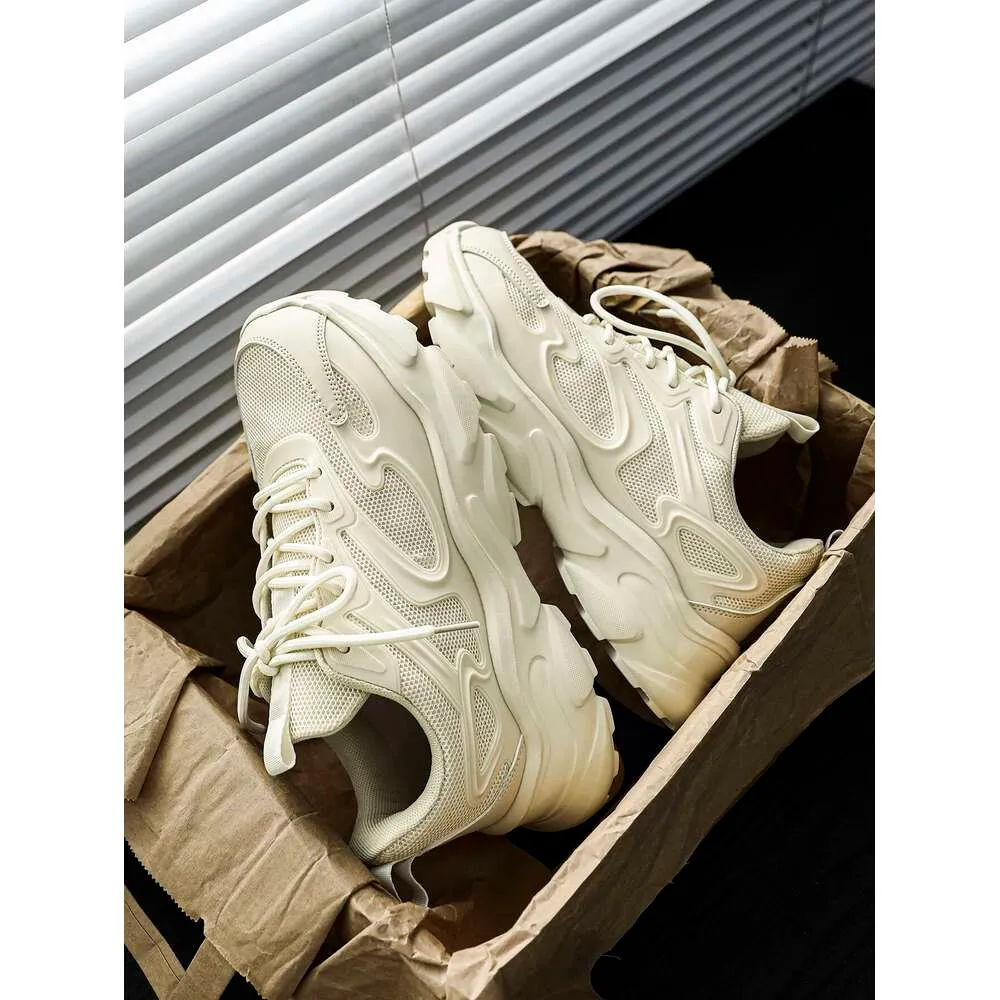 Pre Men S Tied Minimalist Style Breathable Mesh Sneakers Outdoor Sports And Daily Wear With Thick Soles Ddmysaturn_desvips.com