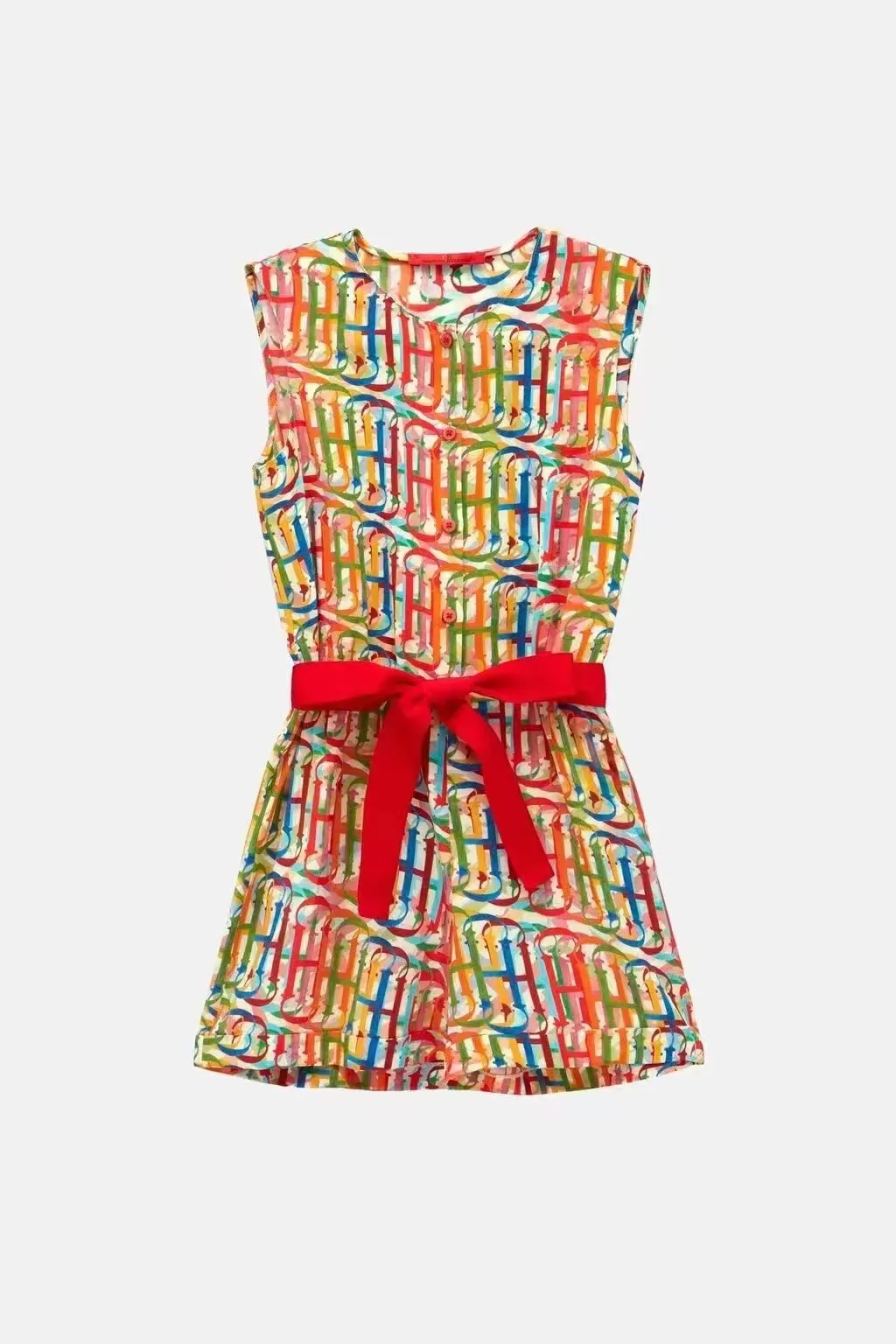 New Childrens Summer Cotton One Piece Dress Baby KIDS Girls - Main Image