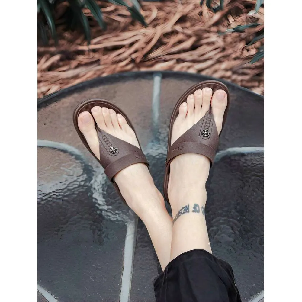 S Anti Men Slip Beach Slippers Summer Indoor Outdoor Open Toe Sandals Ddmysaturn_voghion.com