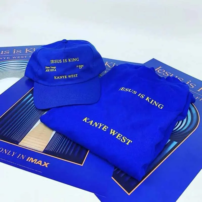 Kanye West Jesus as King Embroidered Baseball Cap - Unisex
