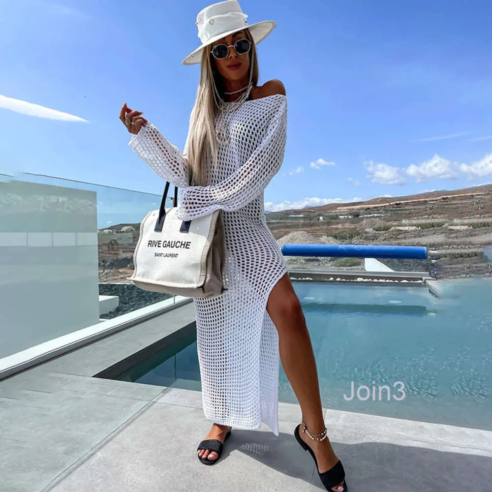 floral dress white and blue Halter Fringe Beach Coverup Dress Solid Gauze – Subtle Luxury main image 1