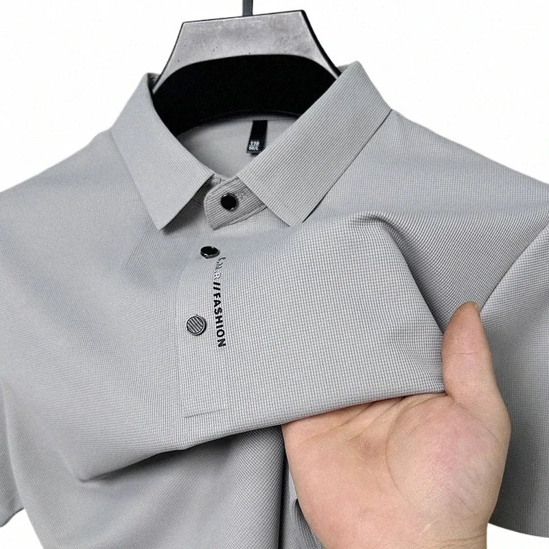 DHgate.com:High-End Breathable Polo Shirt: Short-Sleeved Summer T-Shirt for  Men:Apparel